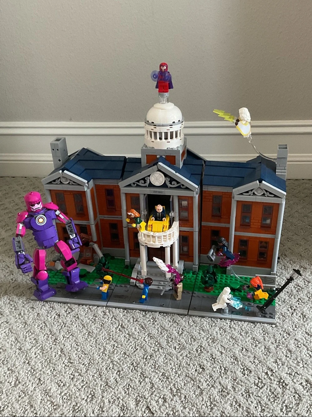 Lego Purple and Pink Superhero School Playset